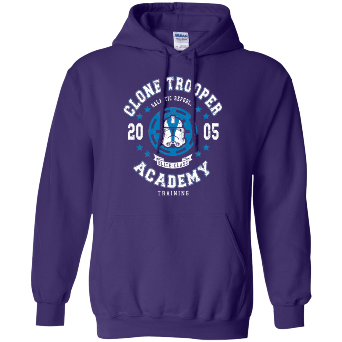 Sweatshirts Purple / Small Clone Trooper Academy 05 Pullover Hoodie