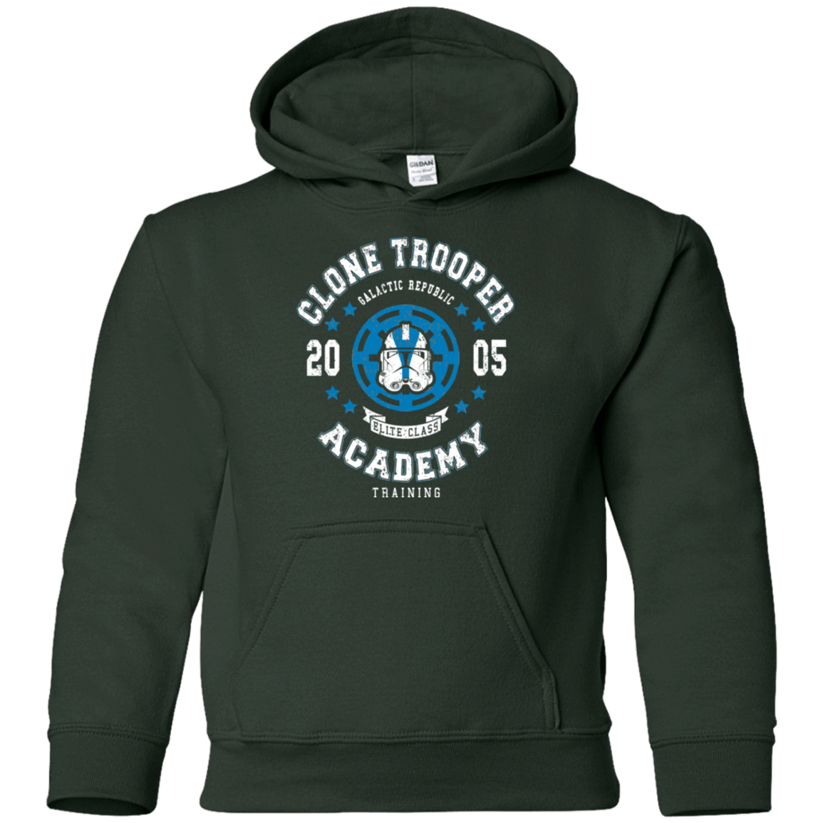 Sweatshirts Forest Green / YS Clone Trooper Academy 05 Youth Hoodie