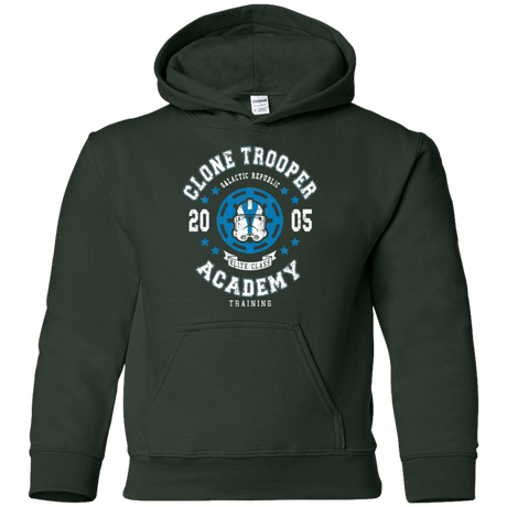 Sweatshirts Forest Green / YS Clone Trooper Academy 05 Youth Hoodie