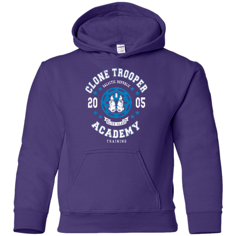 Sweatshirts Purple / YS Clone Trooper Academy 05 Youth Hoodie