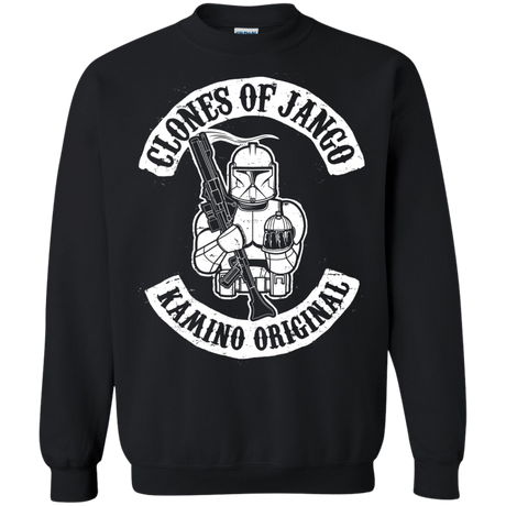 Sweatshirts Black / S Clones of Jango Crewneck Sweatshirt