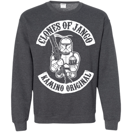 Sweatshirts Dark Heather / S Clones of Jango Crewneck Sweatshirt