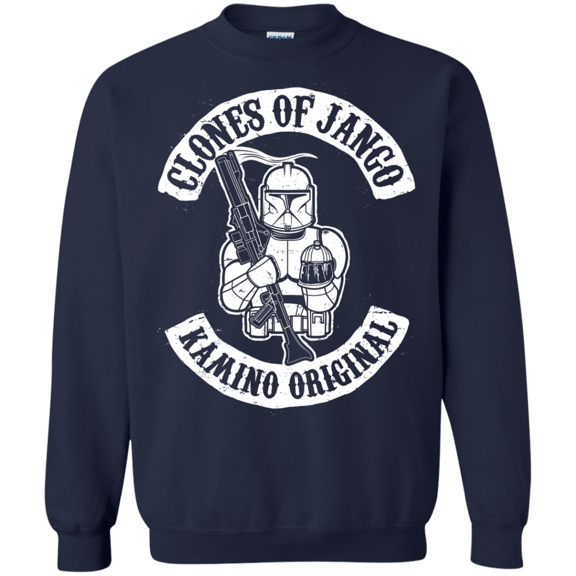 Sweatshirts Navy / S Clones of Jango Crewneck Sweatshirt