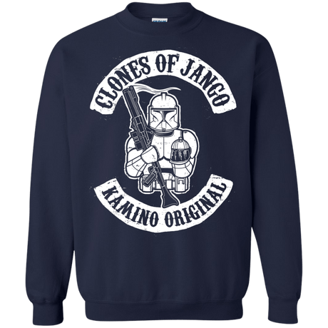 Sweatshirts Navy / S Clones of Jango Crewneck Sweatshirt