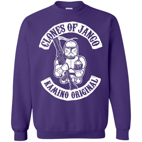 Sweatshirts Purple / S Clones of Jango Crewneck Sweatshirt