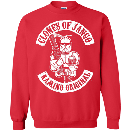 Sweatshirts Red / S Clones of Jango Crewneck Sweatshirt