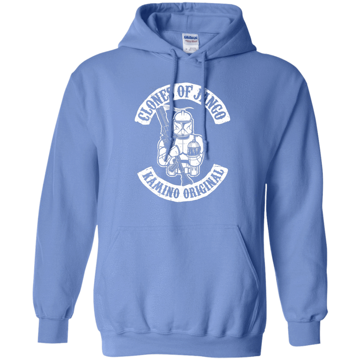 Sweatshirts Carolina Blue / S Clones of Jango Pullover Hoodie