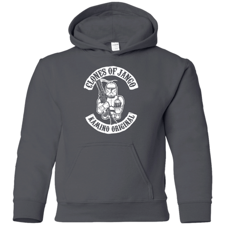 Sweatshirts Charcoal / YS Clones of Jango Youth Hoodie