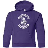 Sweatshirts Purple / YS Clones of Jango Youth Hoodie