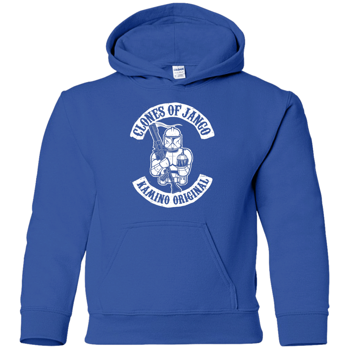 Sweatshirts Royal / YS Clones of Jango Youth Hoodie
