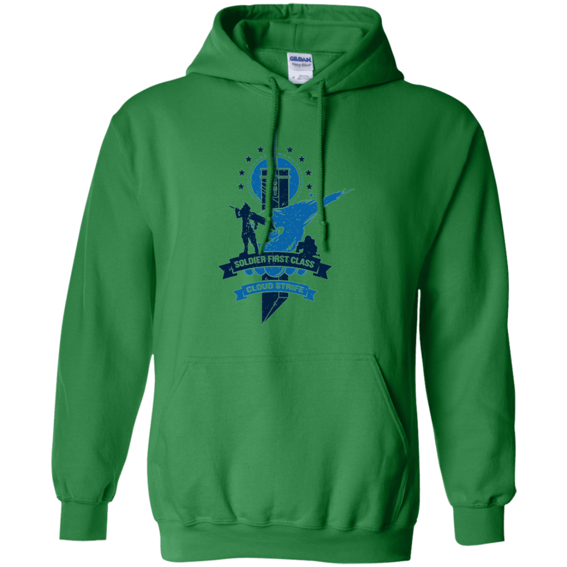 Sweatshirts Irish Green / Small Cloud Strife White Pullover Hoodie