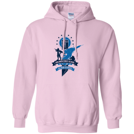 Sweatshirts Light Pink / Small Cloud Strife White Pullover Hoodie