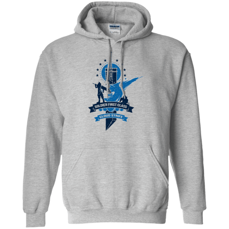 Sweatshirts Sport Grey / Small Cloud Strife White Pullover Hoodie