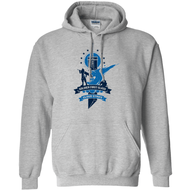 Sweatshirts Sport Grey / Small Cloud Strife White Pullover Hoodie