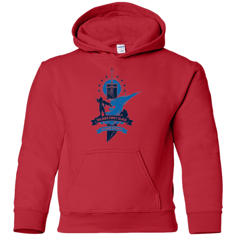 Sweatshirts Red / YS Cloud Strife White Youth Hoodie