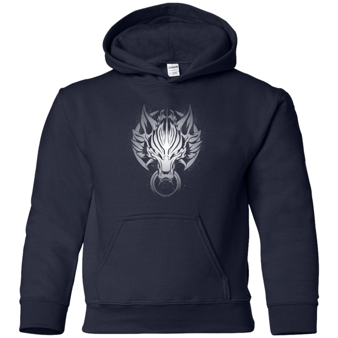 Cloudy Wolf Youth Hoodie