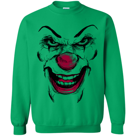 Sweatshirts Irish Green / Small Clown Face Crewneck Sweatshirt