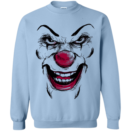 Sweatshirts Light Blue / Small Clown Face Crewneck Sweatshirt