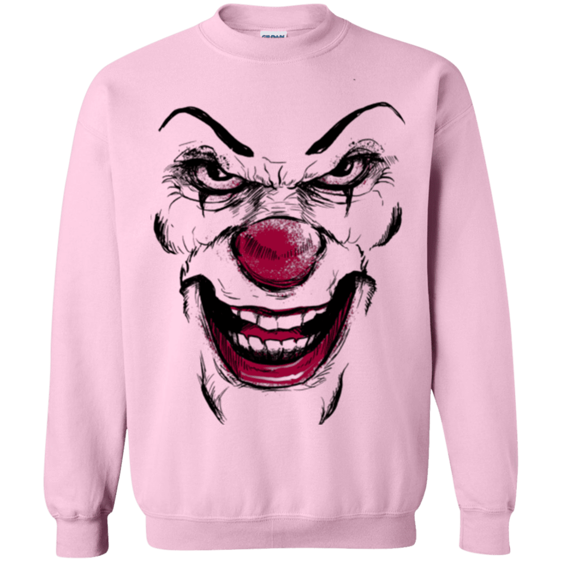 Sweatshirts Light Pink / Small Clown Face Crewneck Sweatshirt