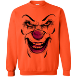 Sweatshirts Orange / Small Clown Face Crewneck Sweatshirt