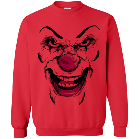 Sweatshirts Red / Small Clown Face Crewneck Sweatshirt