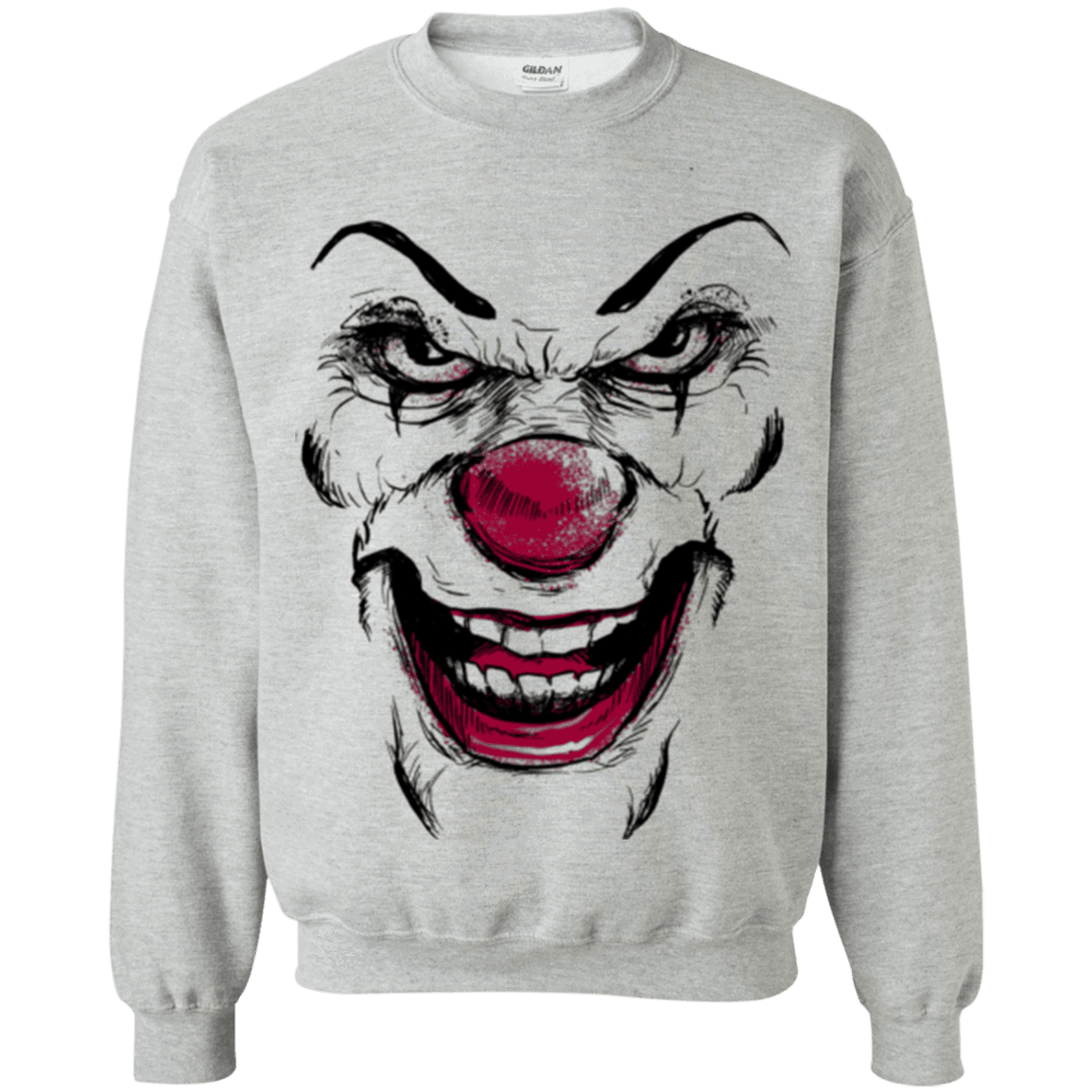 Sweatshirts Sport Grey / Small Clown Face Crewneck Sweatshirt