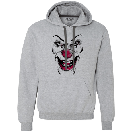 Sweatshirts Sport Grey / Small Clown Face Premium Fleece Hoodie