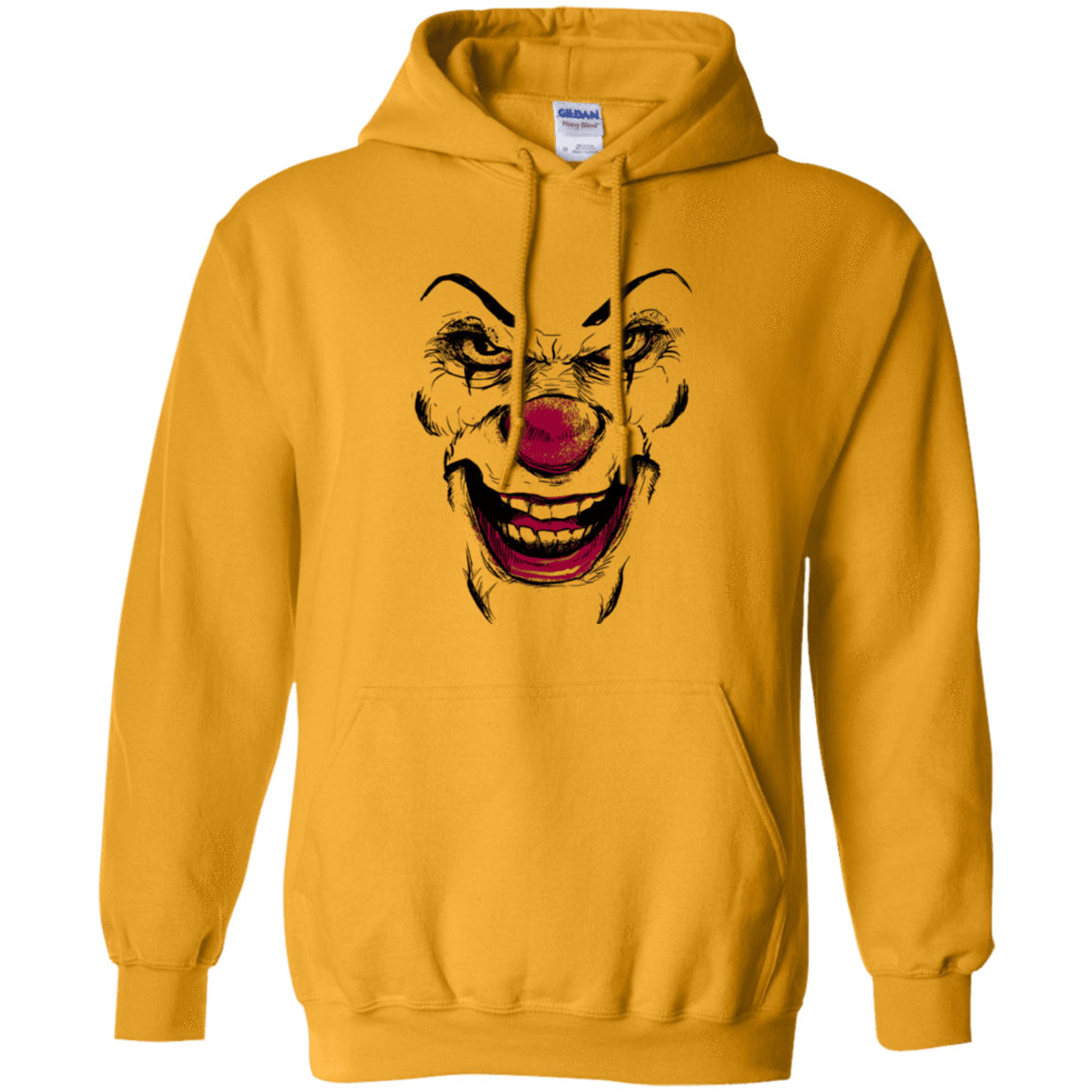 Sweatshirts Gold / Small Clown Face Pullover Hoodie