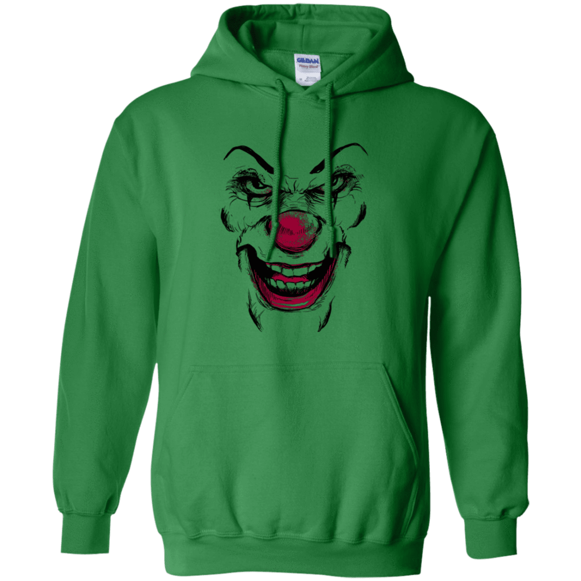 Sweatshirts Irish Green / Small Clown Face Pullover Hoodie