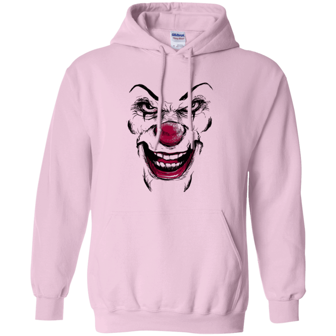 Sweatshirts Light Pink / Small Clown Face Pullover Hoodie