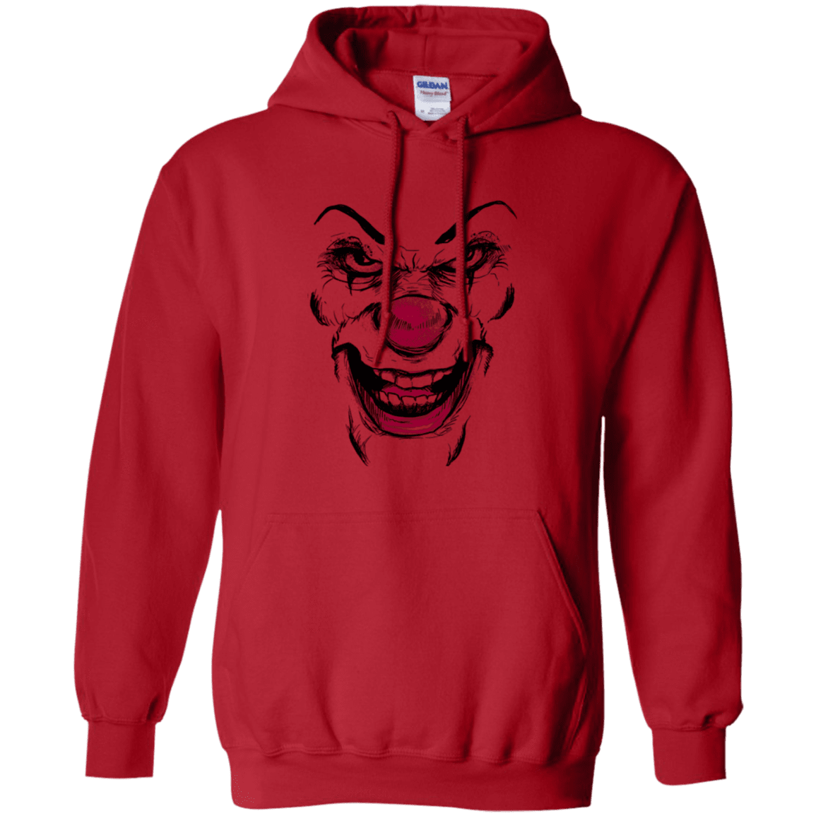 Sweatshirts Red / Small Clown Face Pullover Hoodie