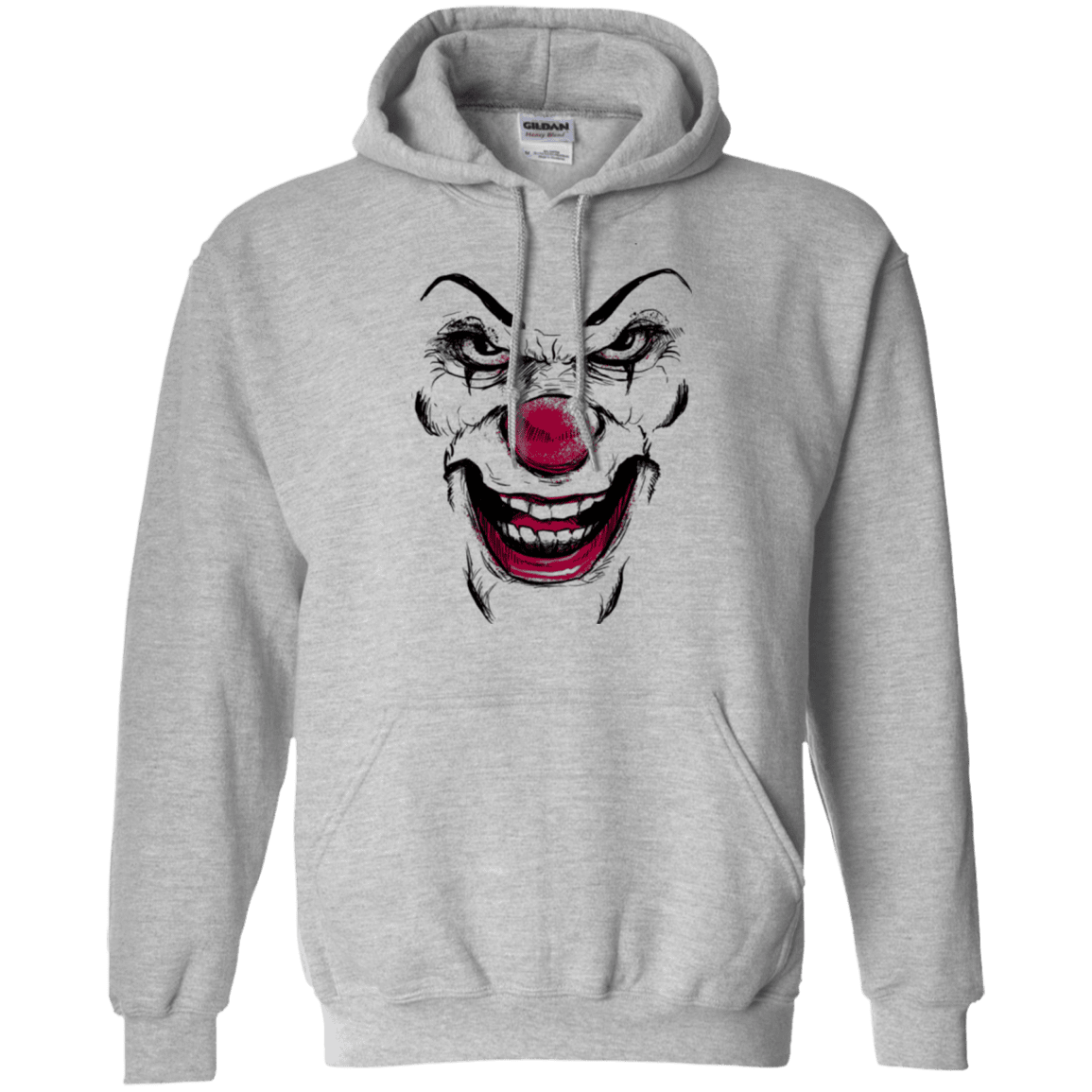 Sweatshirts Sport Grey / Small Clown Face Pullover Hoodie