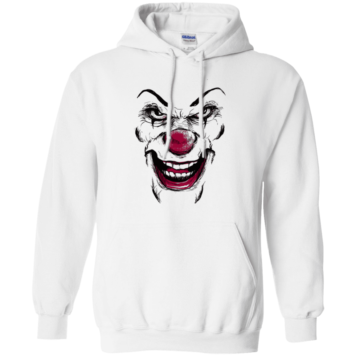 Sweatshirts White / Small Clown Face Pullover Hoodie