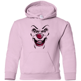 Sweatshirts Light Pink / YS Clown Face Youth Hoodie
