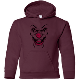 Sweatshirts Maroon / YS Clown Face Youth Hoodie