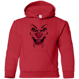 Sweatshirts Red / YS Clown Face Youth Hoodie
