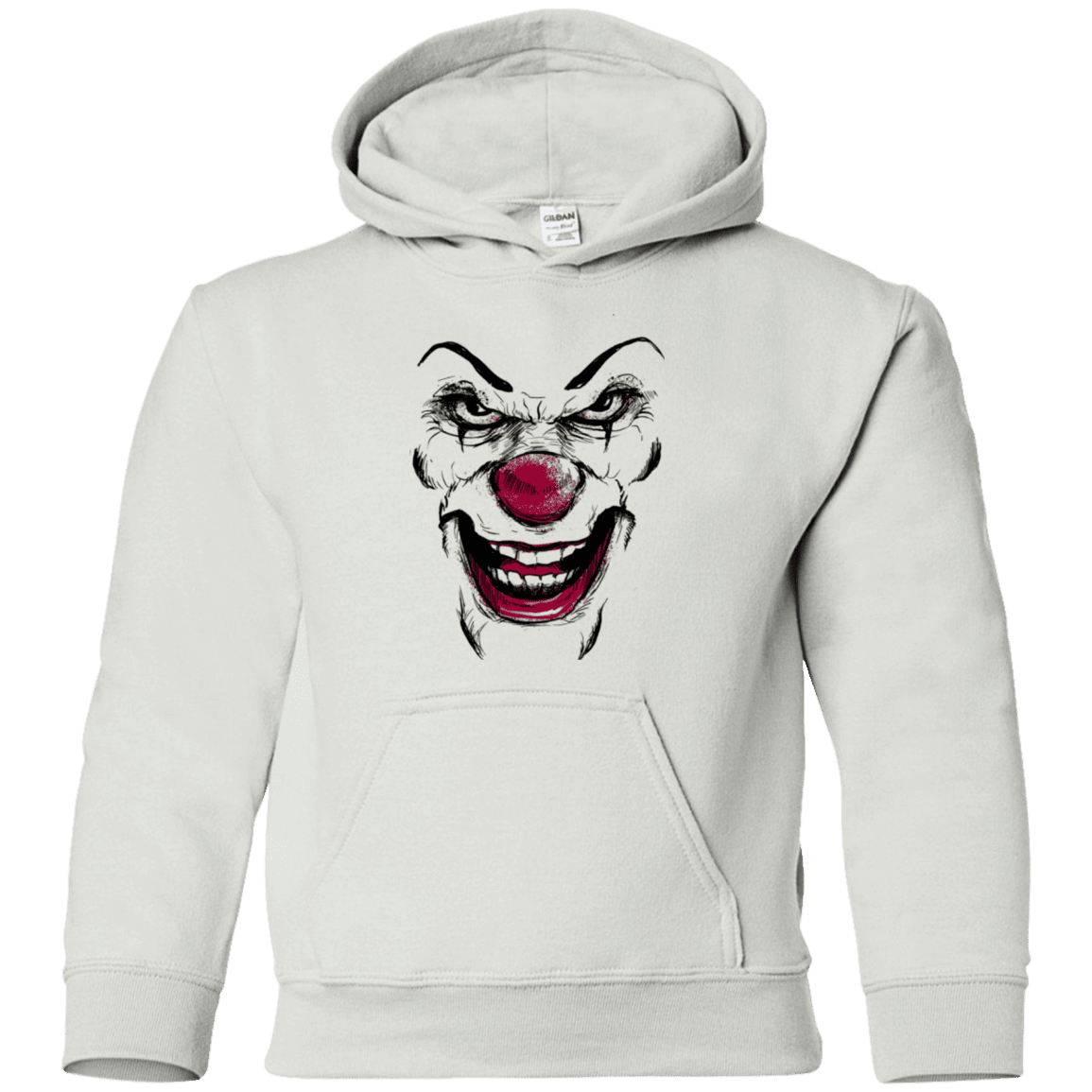 Sweatshirts White / YS Clown Face Youth Hoodie