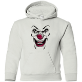 Sweatshirts White / YS Clown Face Youth Hoodie