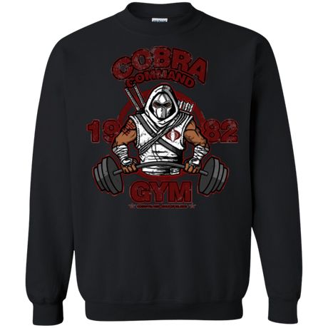 Sweatshirts Black / Small Cobra Command Gym Crewneck Sweatshirt
