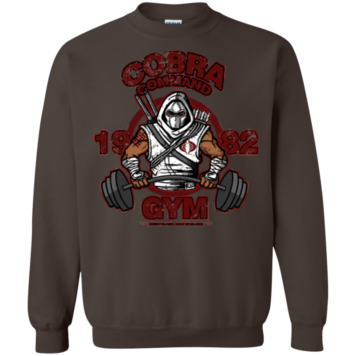 Sweatshirts Dark Chocolate / Small Cobra Command Gym Crewneck Sweatshirt