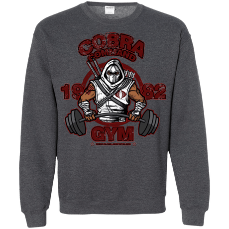 Sweatshirts Dark Heather / Small Cobra Command Gym Crewneck Sweatshirt