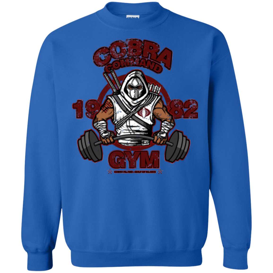Sweatshirts Royal / Small Cobra Command Gym Crewneck Sweatshirt