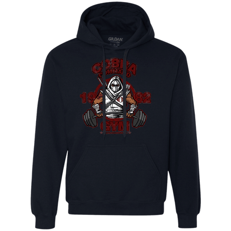 Sweatshirts Navy / Small Cobra Command Gym Premium Fleece Hoodie