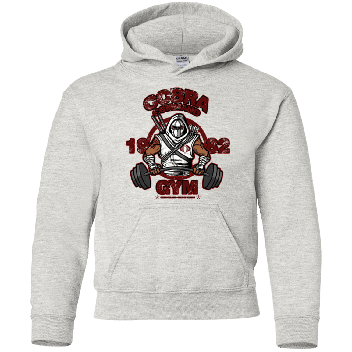 Sweatshirts Ash / YS Cobra Command Gym Youth Hoodie