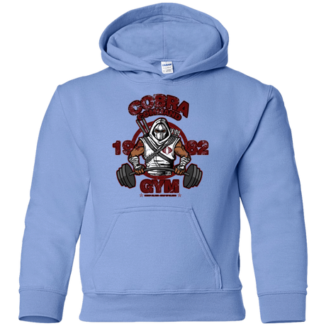 Sweatshirts Carolina Blue / YS Cobra Command Gym Youth Hoodie