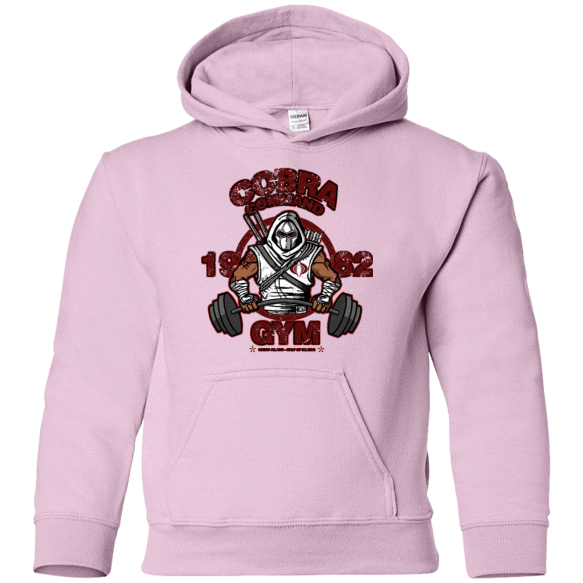 Sweatshirts Light Pink / YS Cobra Command Gym Youth Hoodie