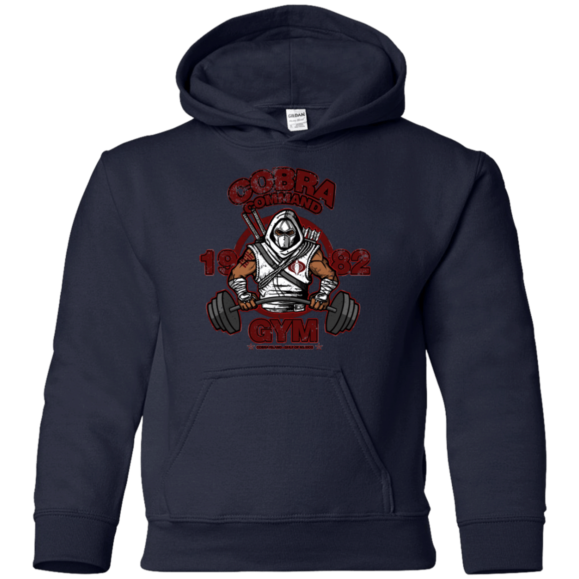 Sweatshirts Navy / YS Cobra Command Gym Youth Hoodie