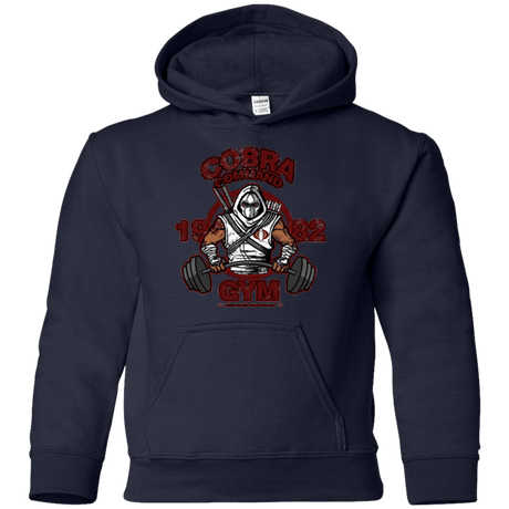 Sweatshirts Navy / YS Cobra Command Gym Youth Hoodie