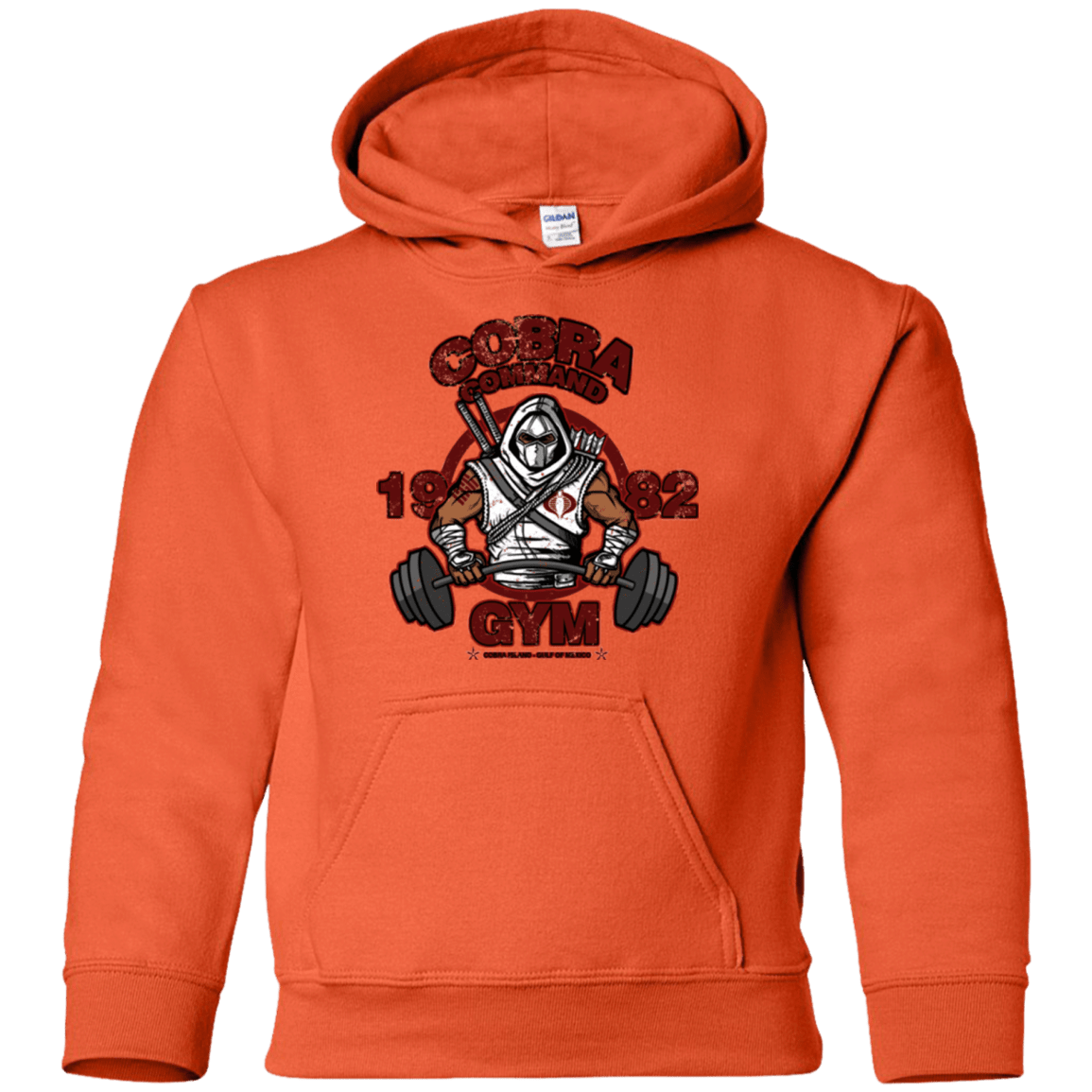 Sweatshirts Orange / YS Cobra Command Gym Youth Hoodie