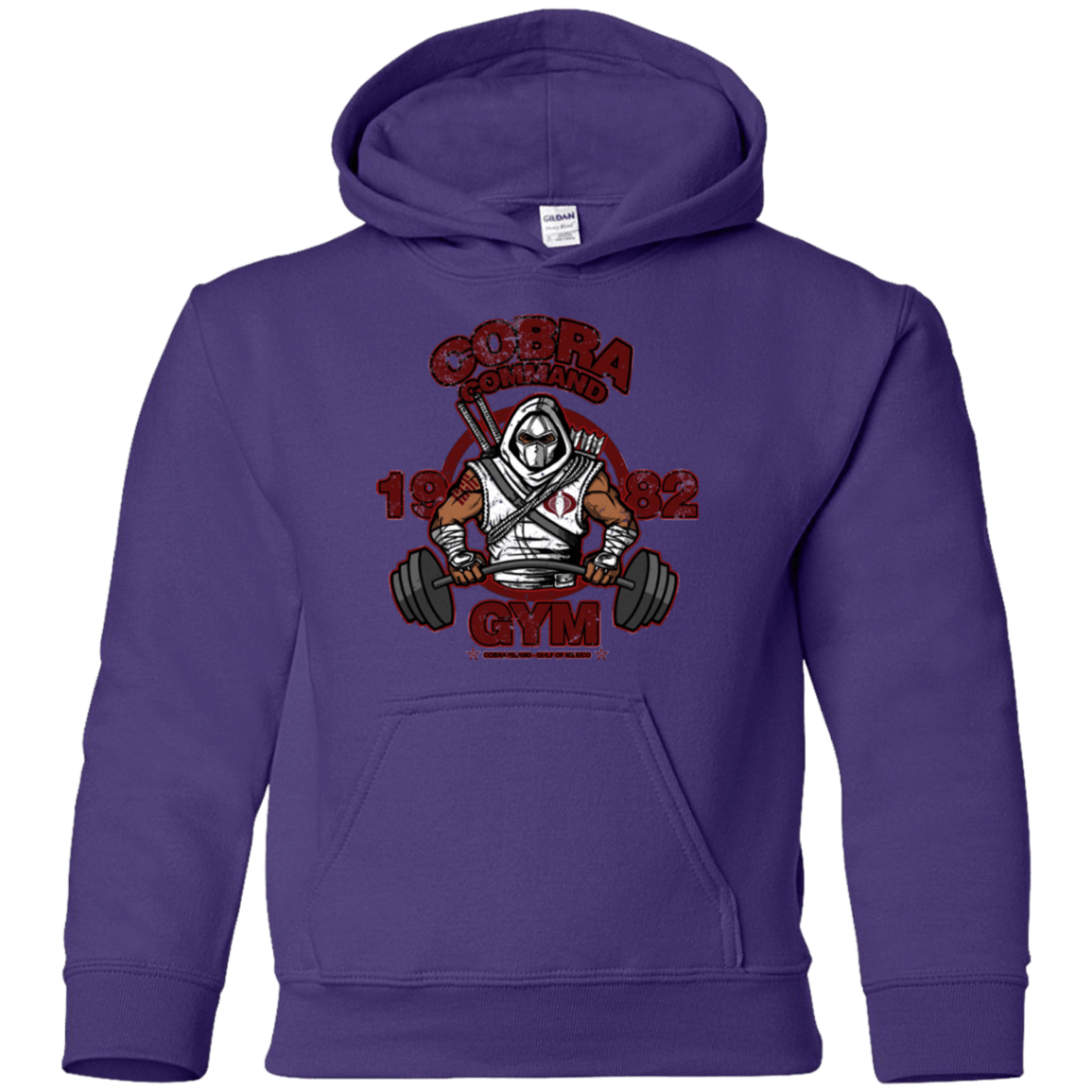 Sweatshirts Purple / YS Cobra Command Gym Youth Hoodie